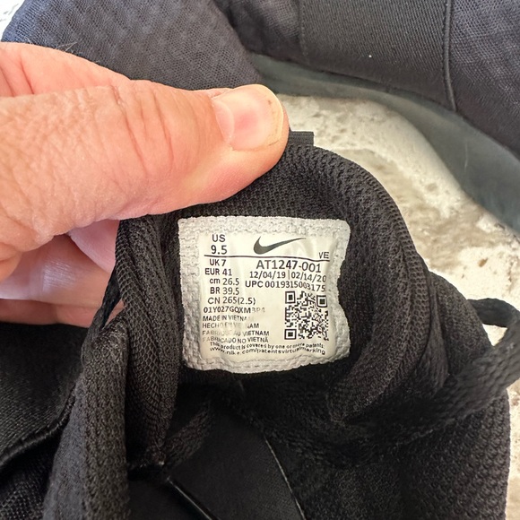 Nike Training  Black Renew in Season TR9 Black Running Shoes Men's 9.5M - Picture 3 of 4